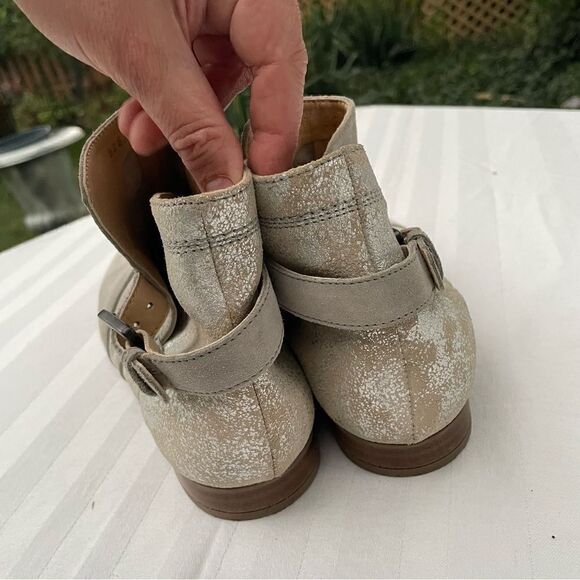 GEOX tan with metallic Marlyna booties size 40 (size 10) - Picture 7 of 12